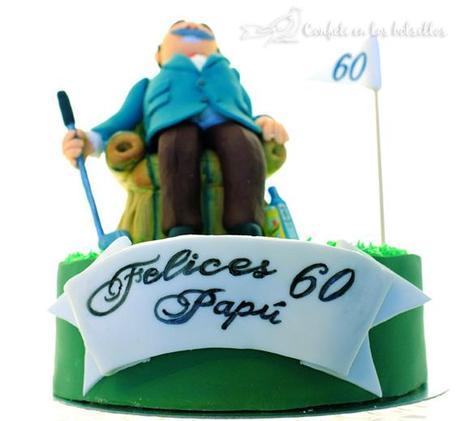 Tarta para el 60 cumpleaños de Papú