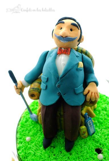 Tarta para el 60 cumpleaños de Papú