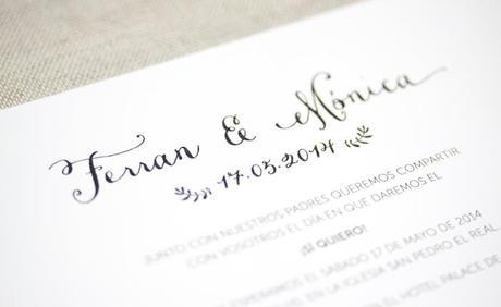 Invitaciones de Boda Project Party Studio Diseño de Project Party Studio