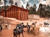 tradiciones locales inspiran ARCHITECTS diseño biblioteca Muyinga (Burundi).