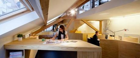 Oficinas de Minale Design Strategy en Bruselas: la madera como clave para afianzar la marca. 22 oficinas minale