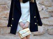 black, white, gold