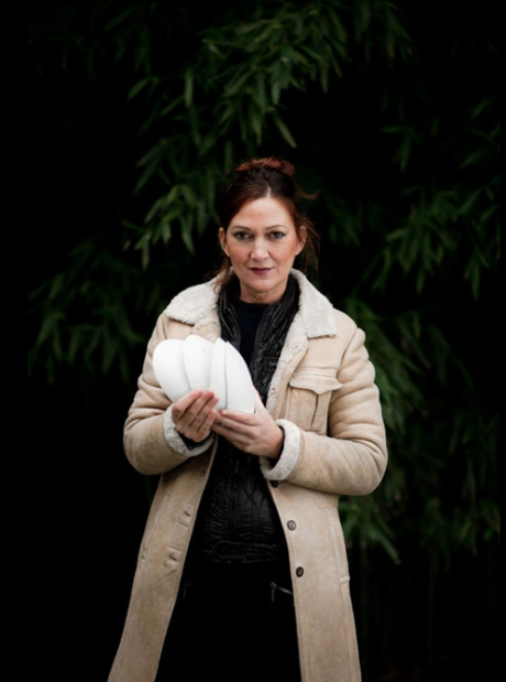 La diseñadora vasca, Ana Rorquero , artifice de esta colección tan inspiradora.