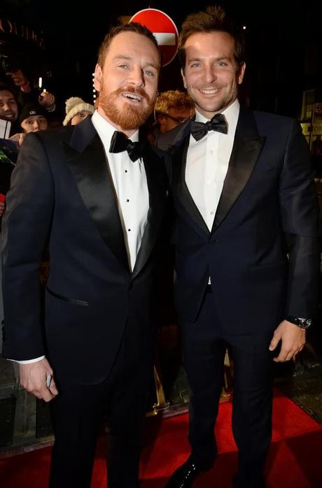 Michael Fasbender y Bradley Cooper Bafta 2014