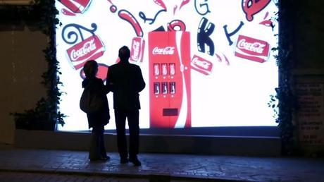 La vending machine invisible de Coca-Cola
