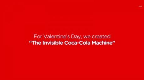 La vending machine invisible de Coca-Cola