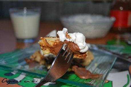 Tortitas americanas a la española, un perfecto desayuno.