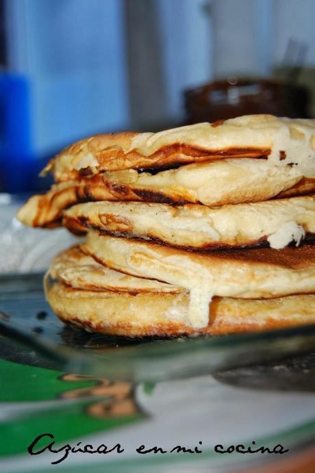 Tortitas americanas a la española, un perfecto desayuno.