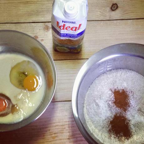 Muffins integrales de manzana y canela