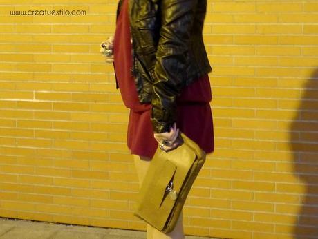 Look embarazada premamá, Como combinar un vestido granate, modo 3, look salir