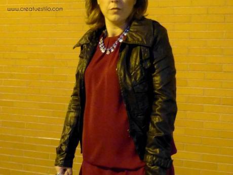 Look (embarazada/ premamá) – Como combinar un vestido granate, modo 3, look salir Look embarazada premamá, Como combinar un vestido granate, modo 3, look salir