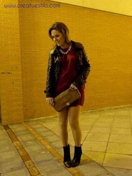 Look embarazada premamá, Como combinar un vestido granate, modo 3, look salir