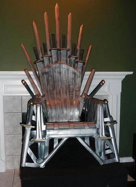 DIY construir el trono de hierro juego de tronos