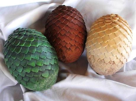 DIY replica huevos de dragón juego de tronos