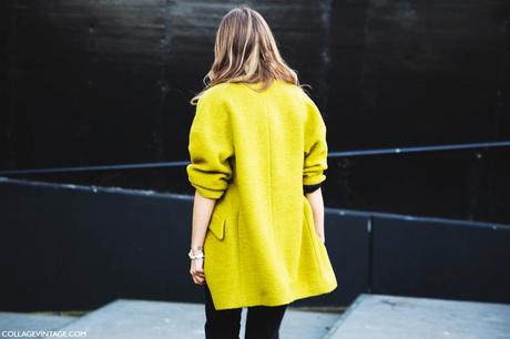 London_Fashion_Week-Street_Style-Fall_Winter_14-Green_Coat-Topshop-
