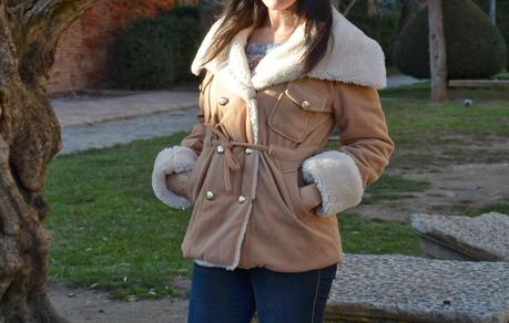 Beige coat: Dresslily