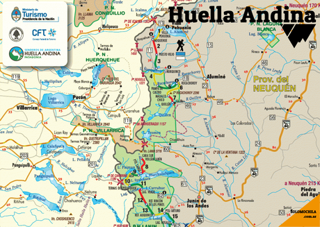 Mapa huella andina