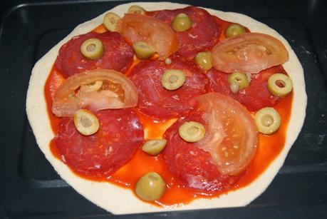 Pizza Casera de Pepperoni