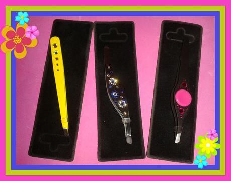 PINZAS DE COLORES PARA CEJAS DE MONT BLEU