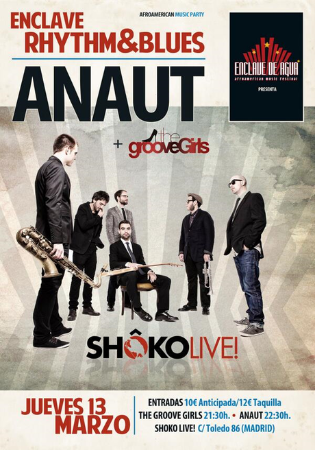 ANAUT GRUPO ENCLAVE 2014.- 13 DE MARZO SALA SHOKO DE MADRID