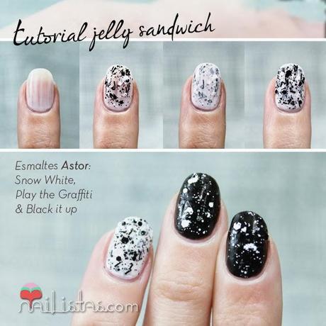 Uñas decoradas, nail art paso a paso sencillo y fácil