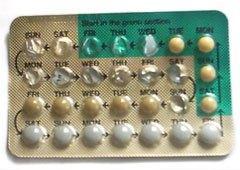 Presentación habitual de la píldora anticonceptiva (Wikimedia commons)