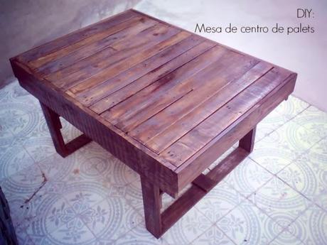 DIY PALETS: Mesa de comedor con palets