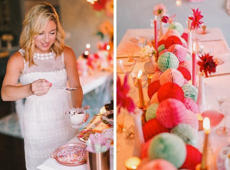 Fiesta en tonos coral!