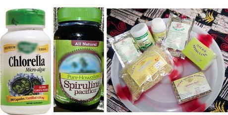 El plancton de Top Chef Productos alimentarios que contienen Chlorella sp o Spirulina.