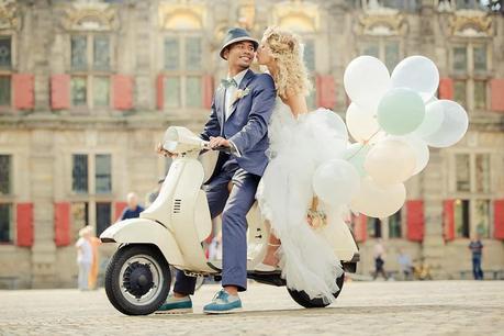 ¡Súbete a la Vespa el día de tu boda!