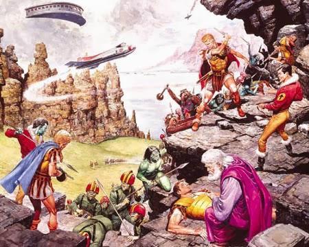 Escenario de ciencia ficción desde referencias hispanas Escenario de ciencia ficción desde referencias hispanas