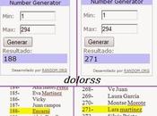 Resultado primer segundo sorteo enncadenado