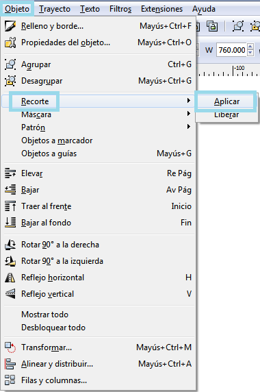 Fotos con formas en InkScape
