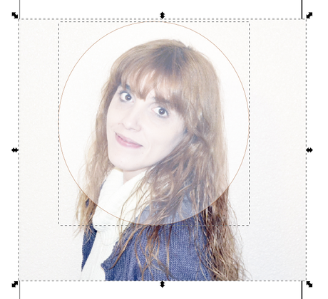 Fotos con formas en InkScape