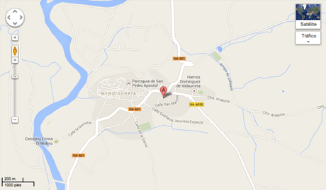 Andelos (Navarra) Mapa Andelos