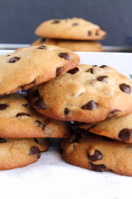 Receta Cookies con chips de chocolate