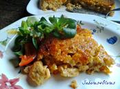 Pastel pollo risotto