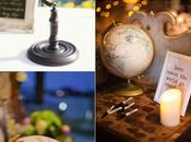 Globos terraqueos como libro firmas/Globe guest book