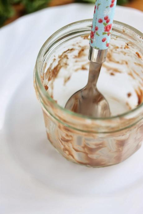 Mini macetas de chocolate