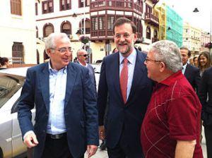 Imbroda y Rajoy, en un paseo por Melilla.