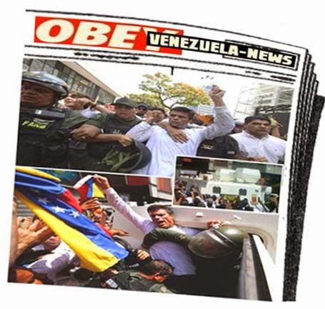 Front Page - detención de Leopoldo López en Venezuela