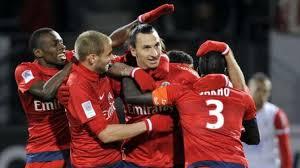 Paris Saint Germain celebrando un gol