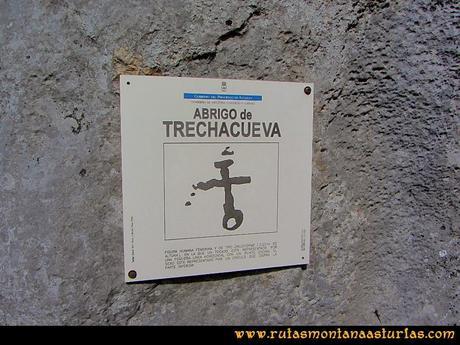 Rutas Montaña Asturias de las Pinturas Rupestres de Fresnedo: Abrigo Trechacueva