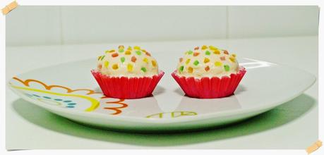 Cupcakes de ganaché de chocolate blanco