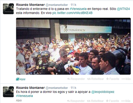 Famosos apoyan a Leopoldo López