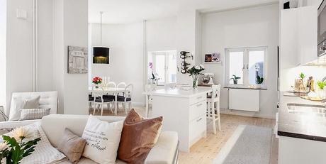 Decorando en madera, blanco y tierras