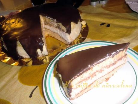 Boston Cream Pie Cheesecake (Tarta de queso estilo Boston)