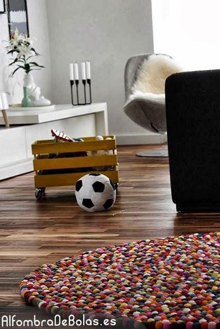 Alfombras de bolas: Calidez y belleza bajo tus pies