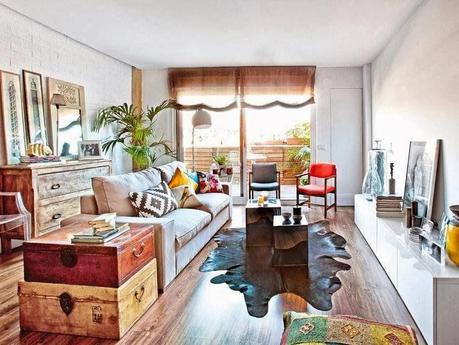 UNA CASA CHIC CON MUEBLES RECICLADOS