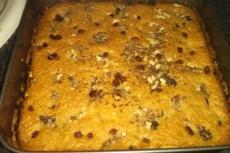 BIZCOCHO DE NUECES Y PASAS